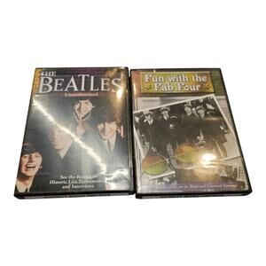 The Beatles Unauthorized plus Fun with the Fab Four 2 New Sealed DVD's